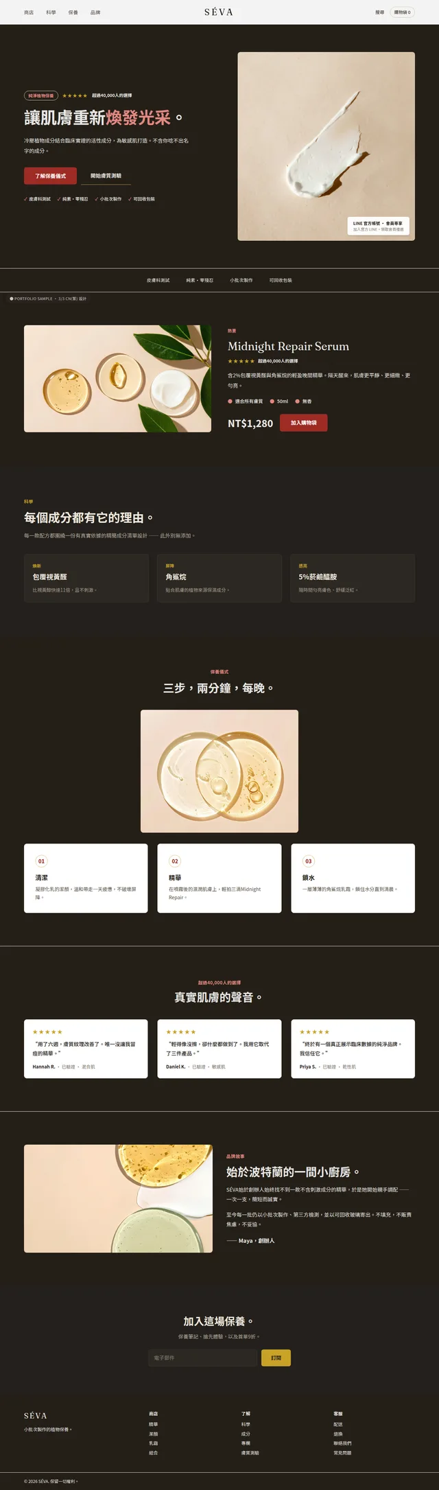 The same page rebuilt to Taiwan / Hong Kong conventions